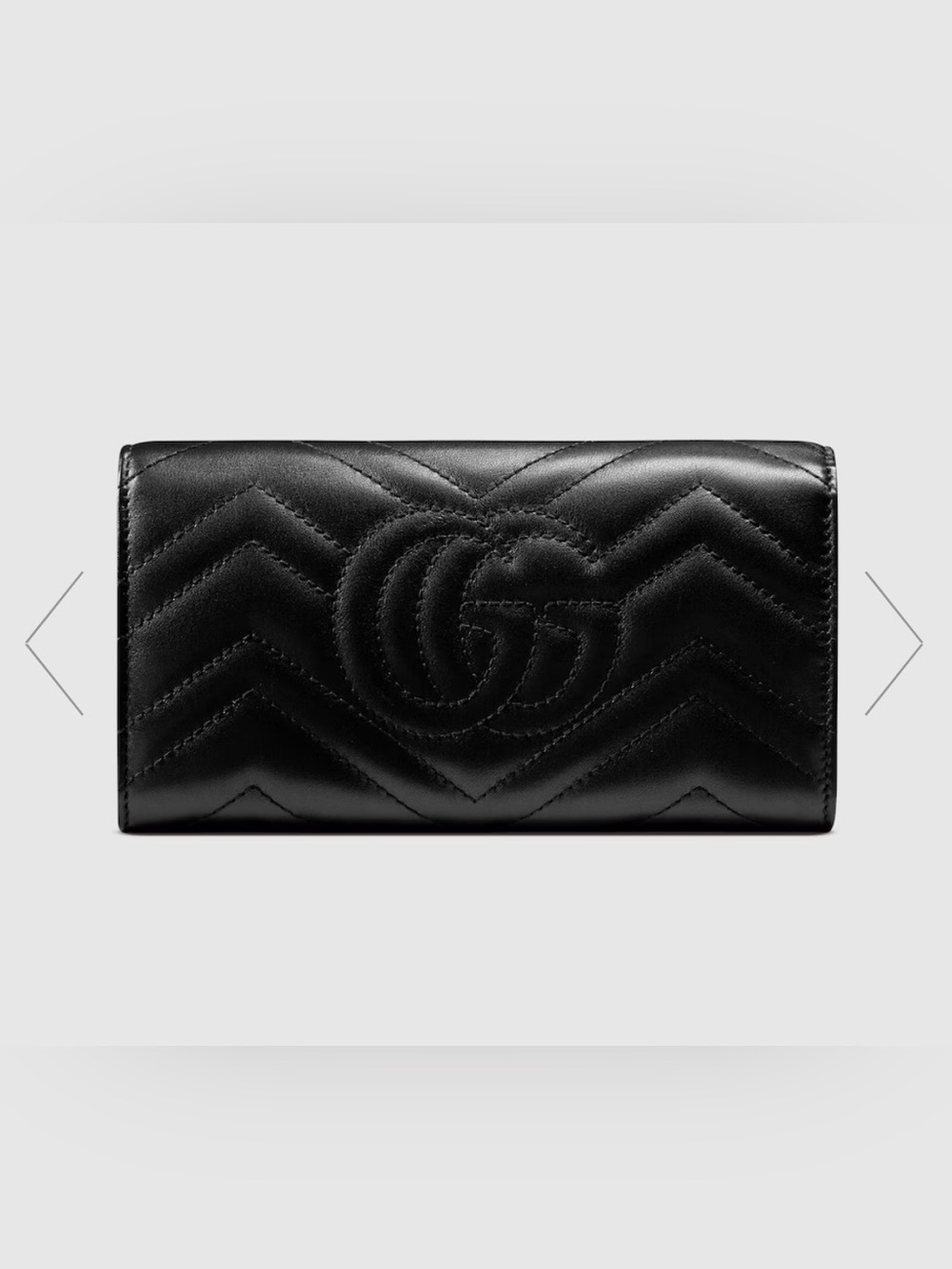 Gucci - GG MARMONT MEDIUM SHOULDER BAG & WALLET - Black Leather, Gold Hardware - Picture 8 of 9